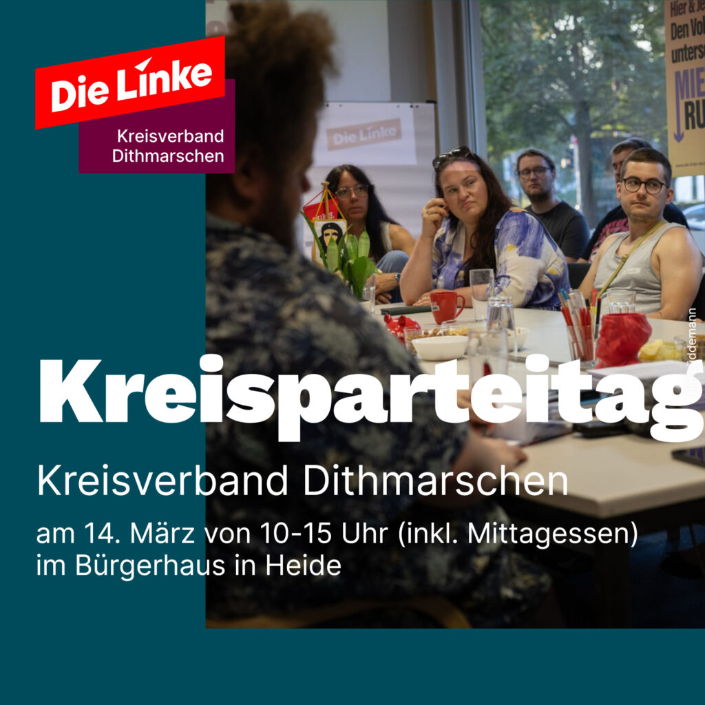 Share pic mit Zeit und Ort des Kreisparteitags am 14.03.2026 ab 10 Uhr